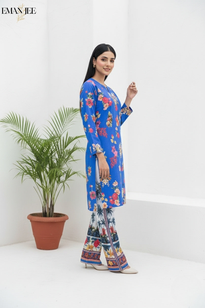 Blue Blossom Elegance