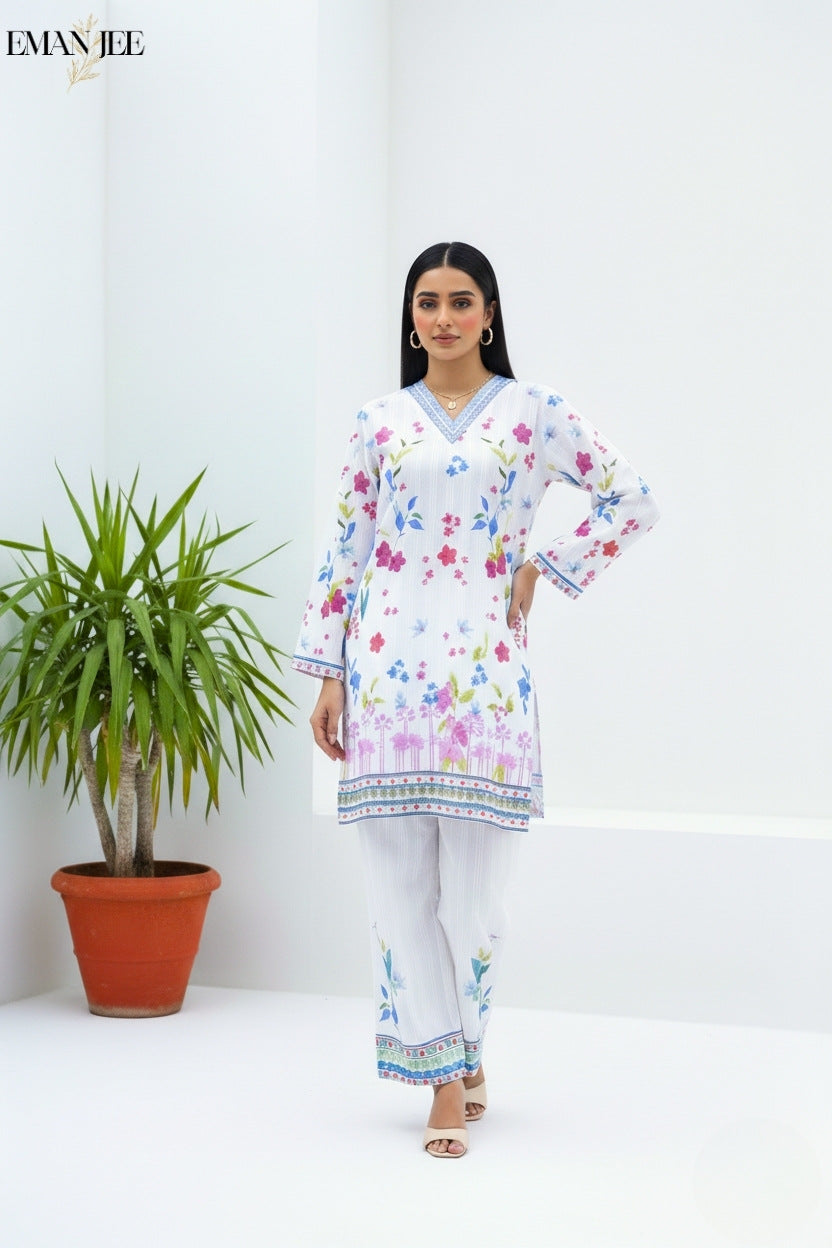 Spring Blossom – Swiss Lawn 2-Piece