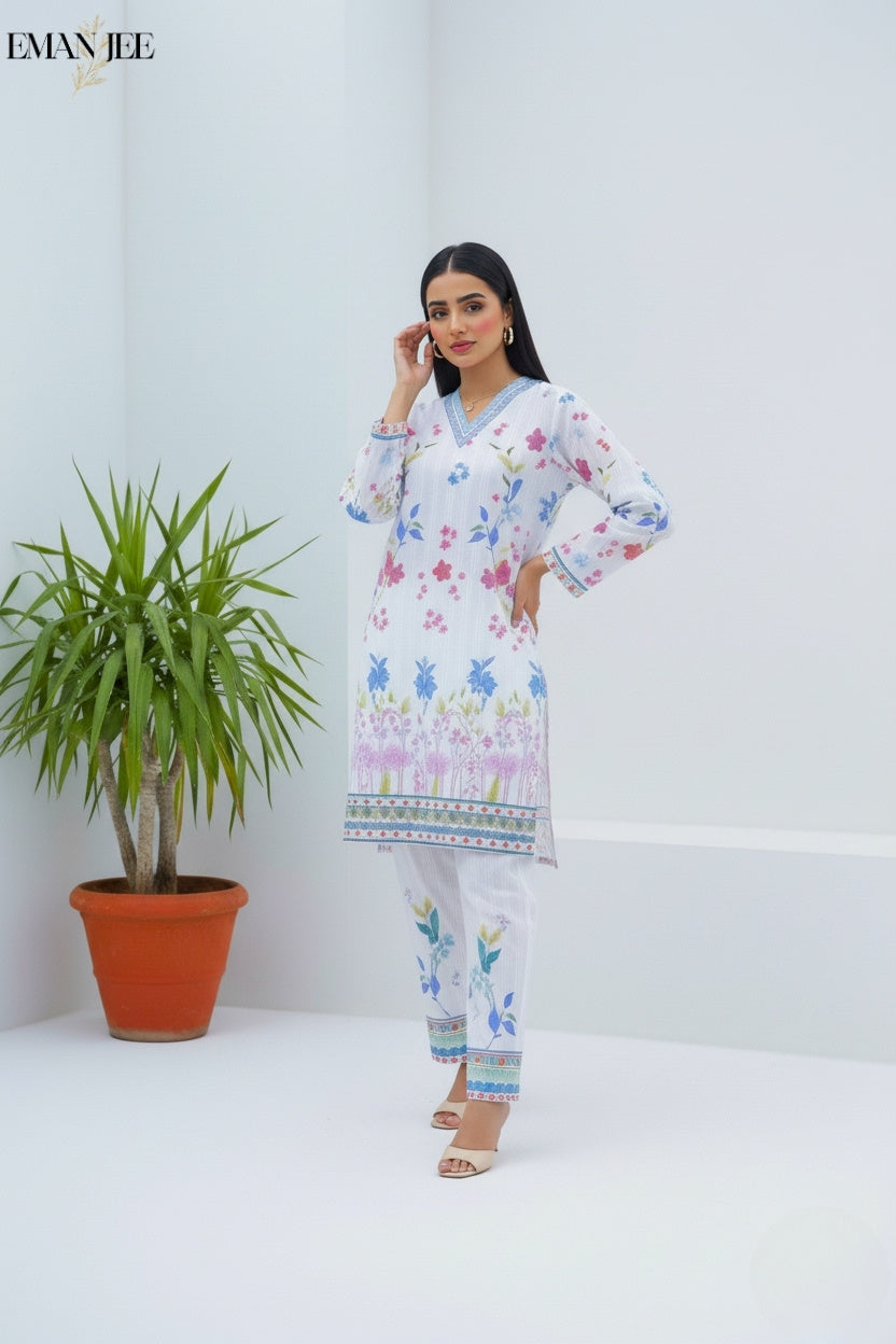 Spring Blossom – Swiss Lawn 2-Piece