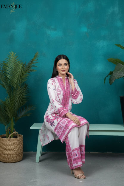 Blush Garden – Swiss Lawn 2-Piece